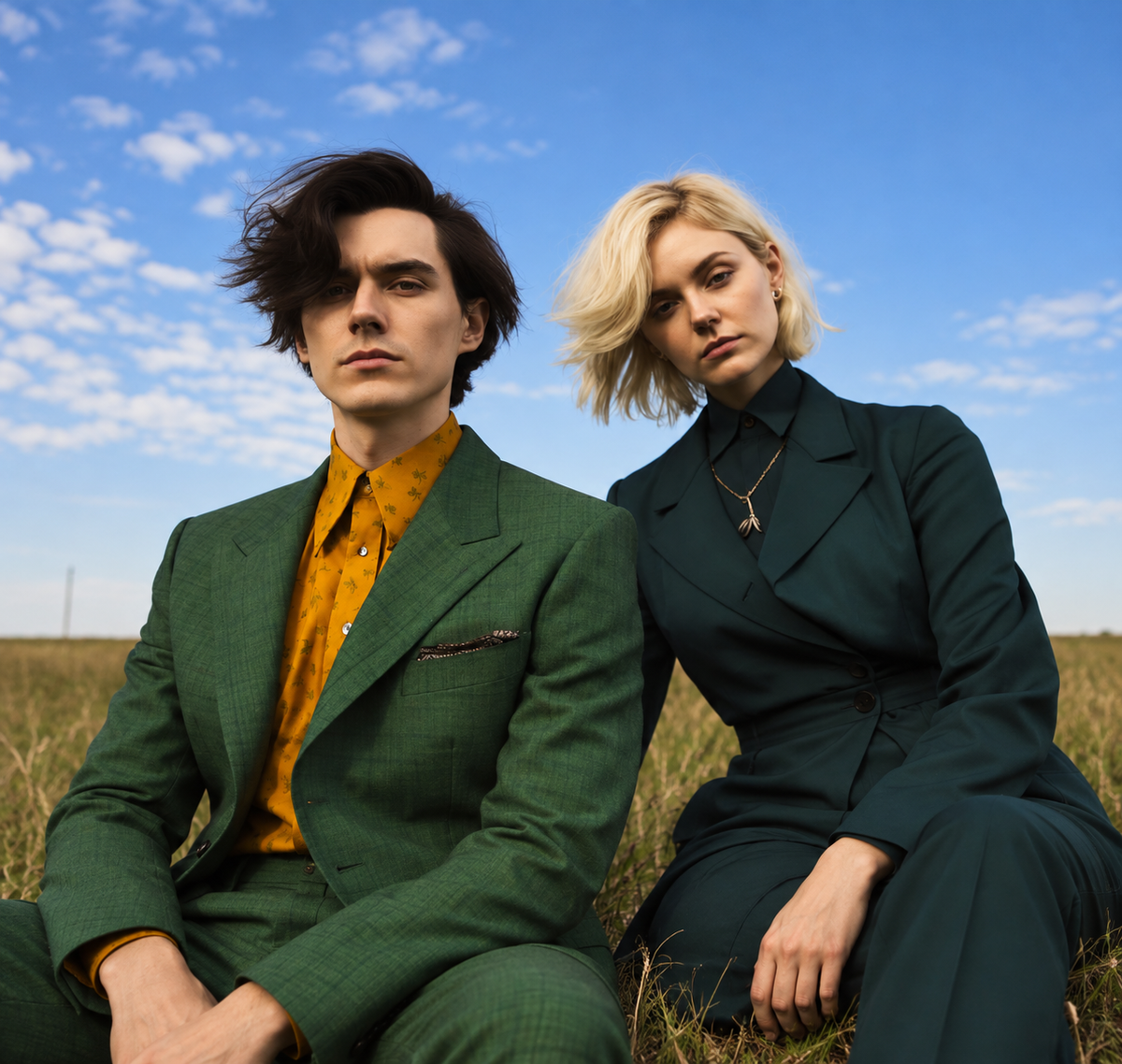 Cinematic Countryside Tailoring Duo