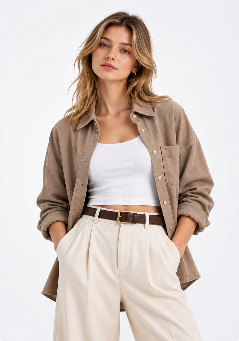 Relaxed Utility Overshirt