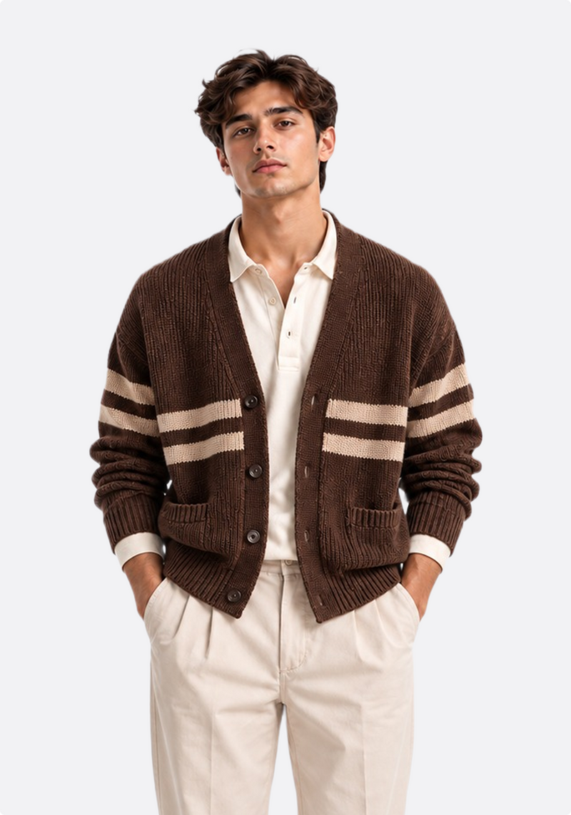Classic Stripe Cardigan