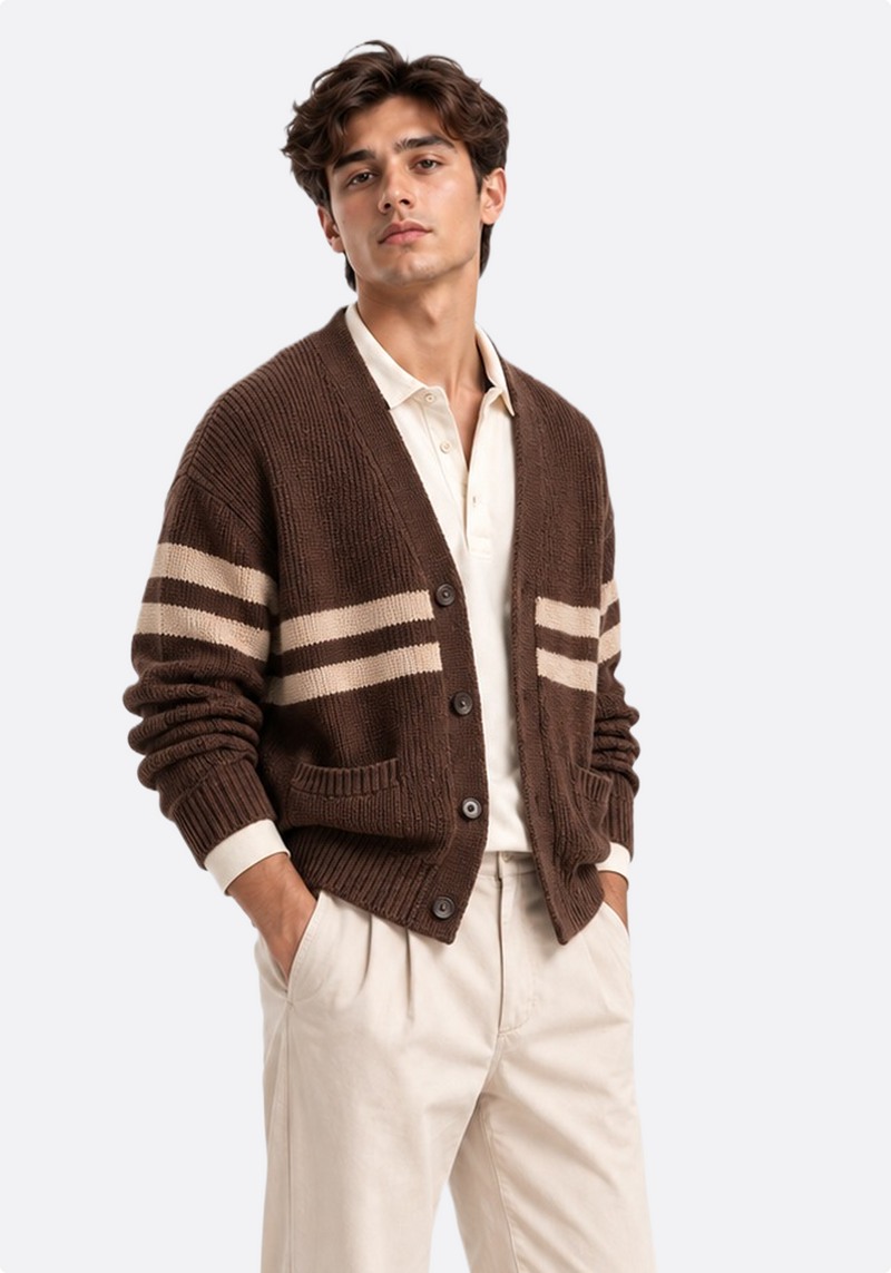 Classic Stripe Cardigan
